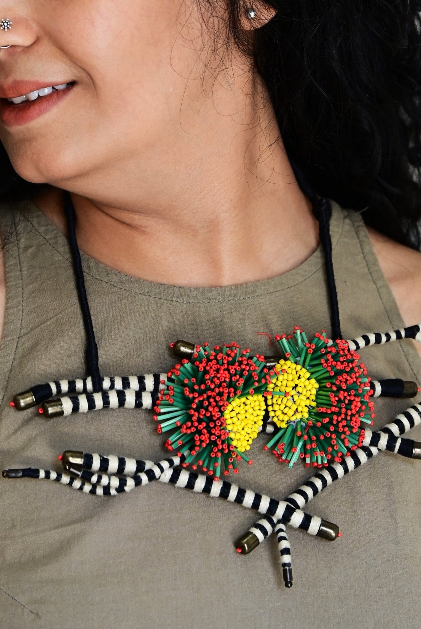 Coral Bloom Necklace - CiceroniNeckpieceBandish