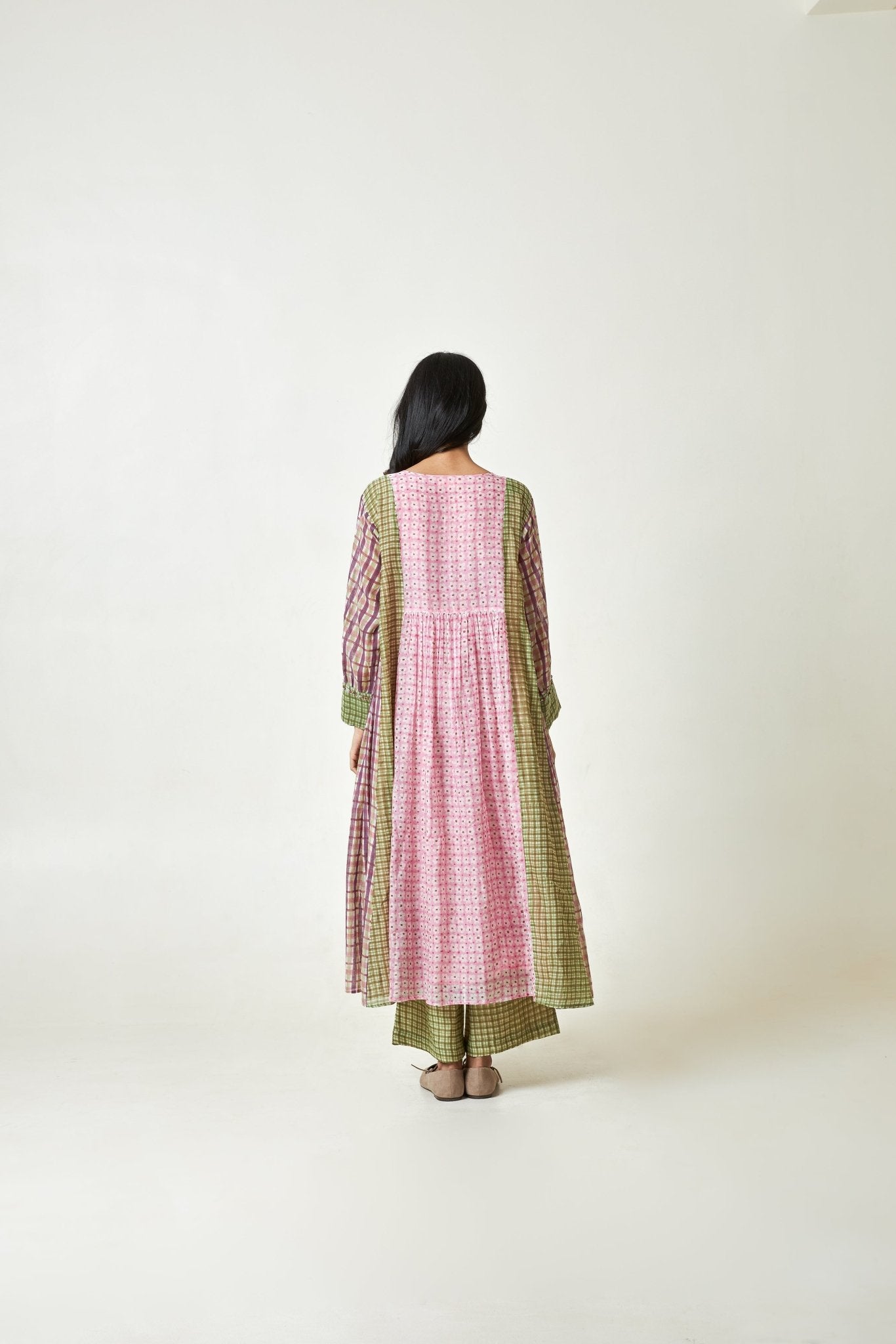Coral Haze Block Printed Kurta Set with Dupatta - CiceroniKurta SetPants and Pajamas