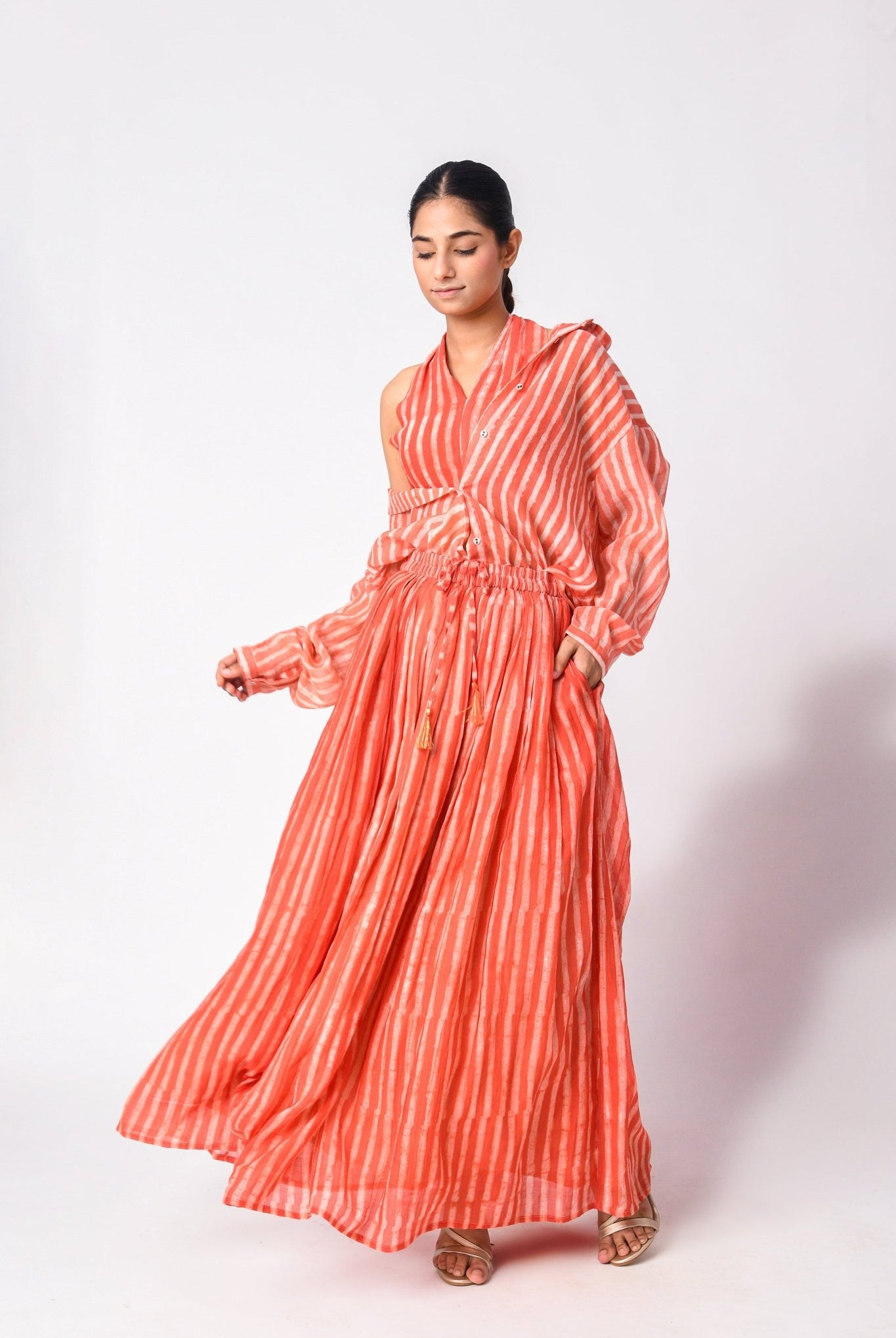 Coral Shirt Co - Ord Set - CiceroniCo - ord SetJayati Goenka