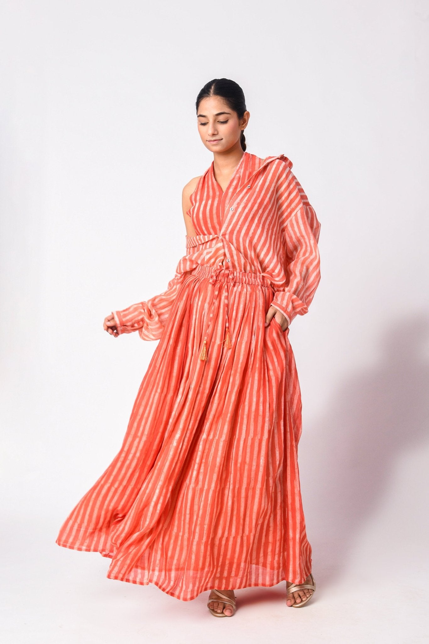Coral Shirt Co - Ord Set - CiceroniCo - ord SetJayati Goenka