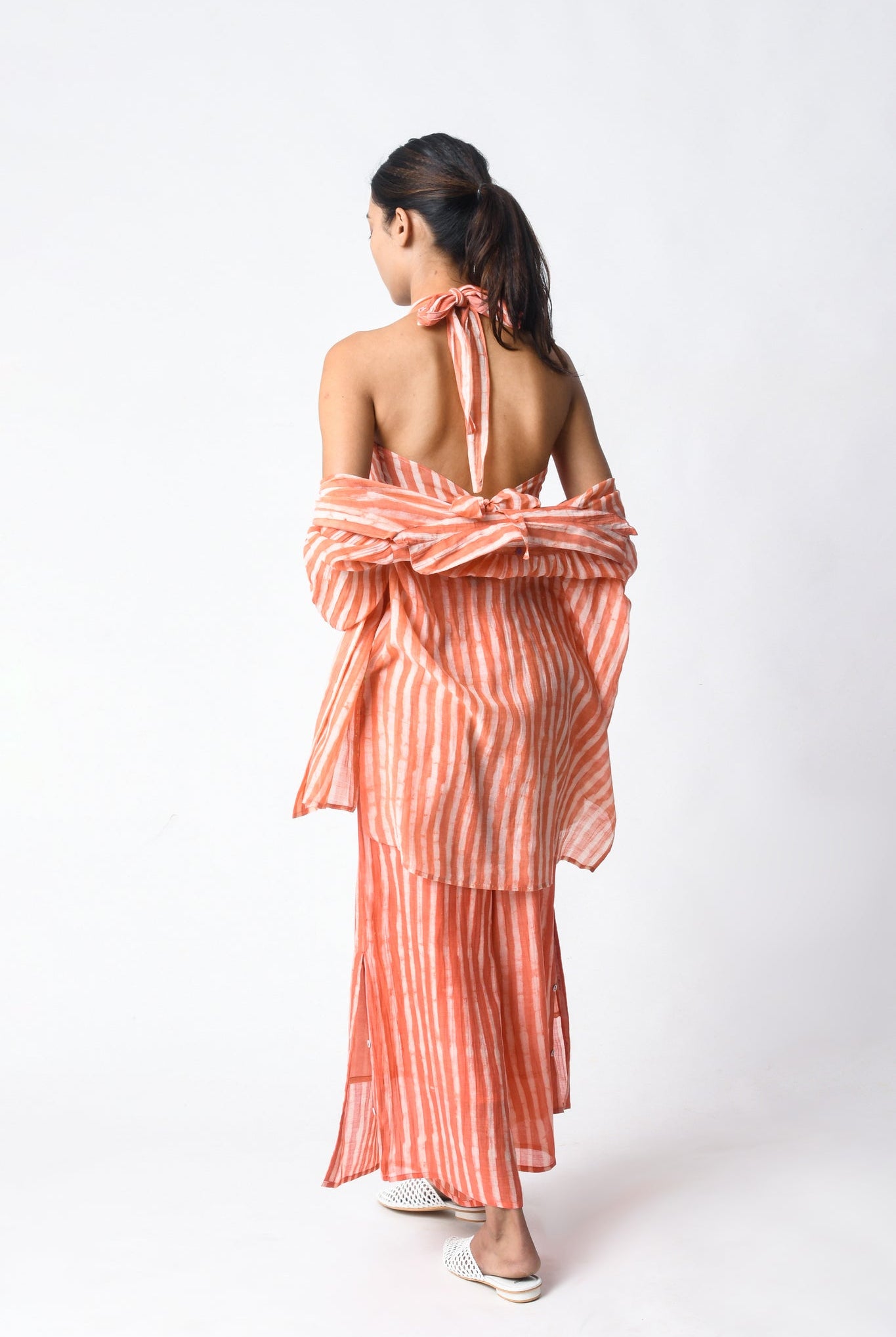 Coral Shirt Cord Set - CiceroniCo - ord SetJayati Goenka