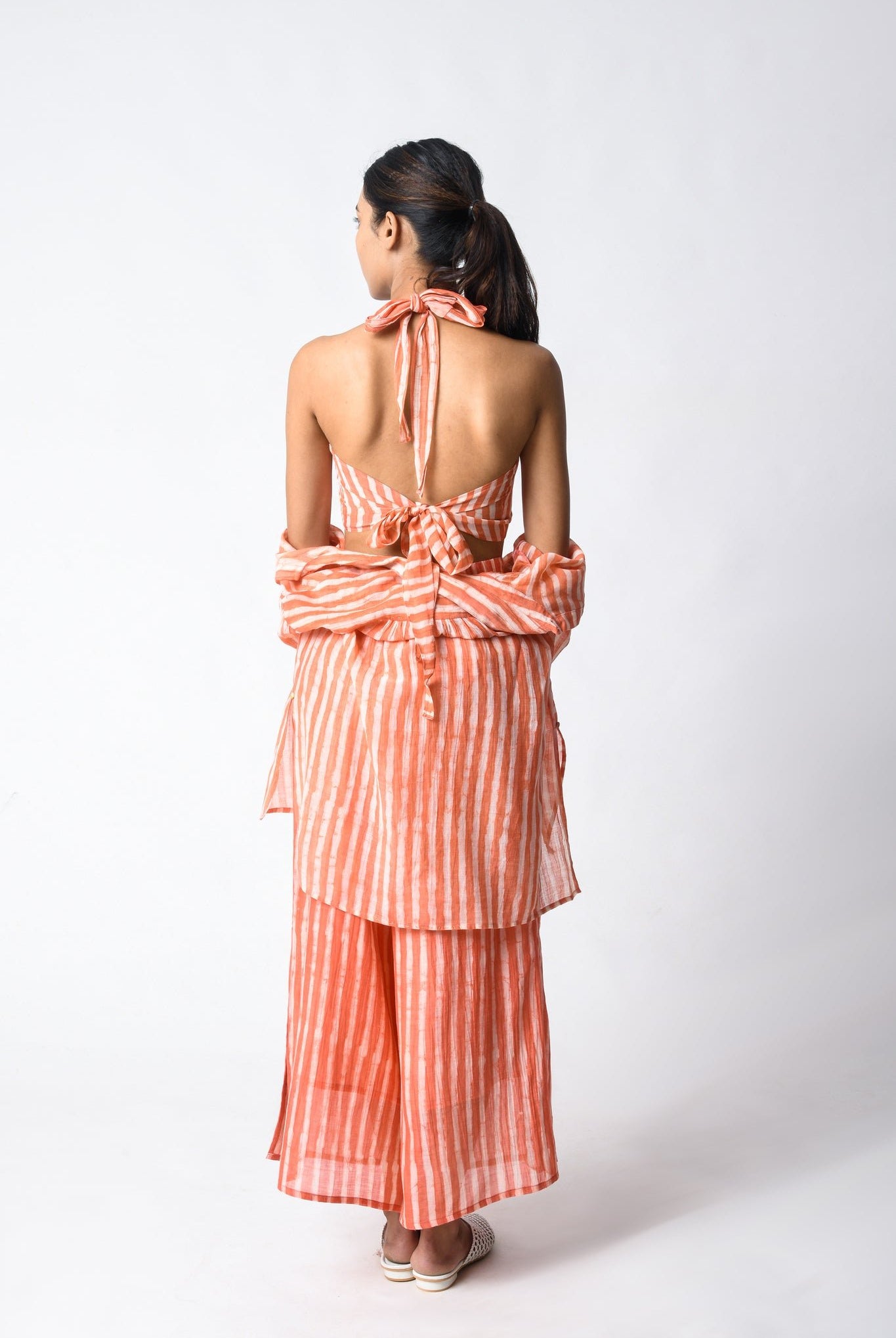 Coral Shirt Cord Set - CiceroniCo - ord SetJayati Goenka