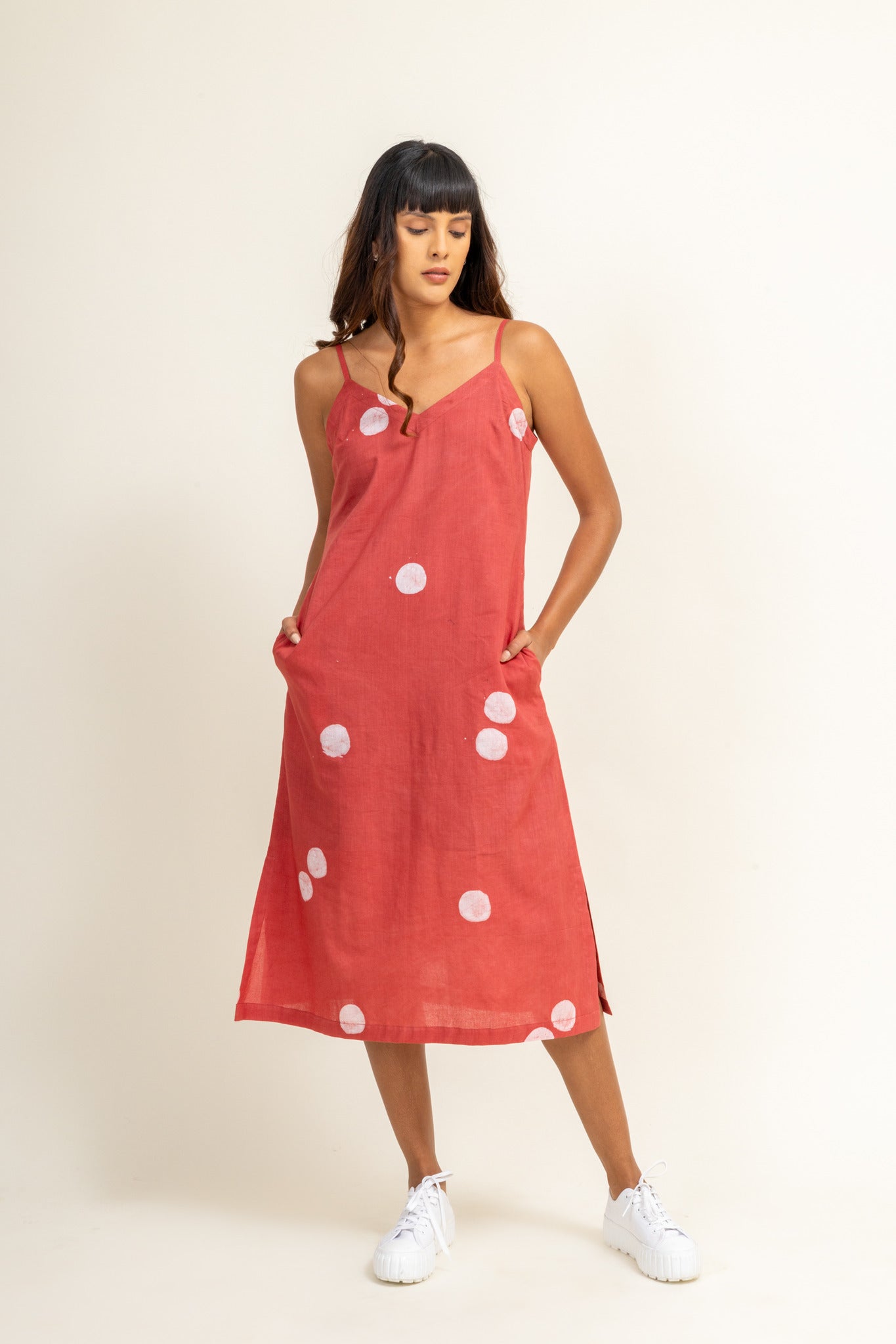 Coral Slip Dress - CiceroniDressesDoodlage