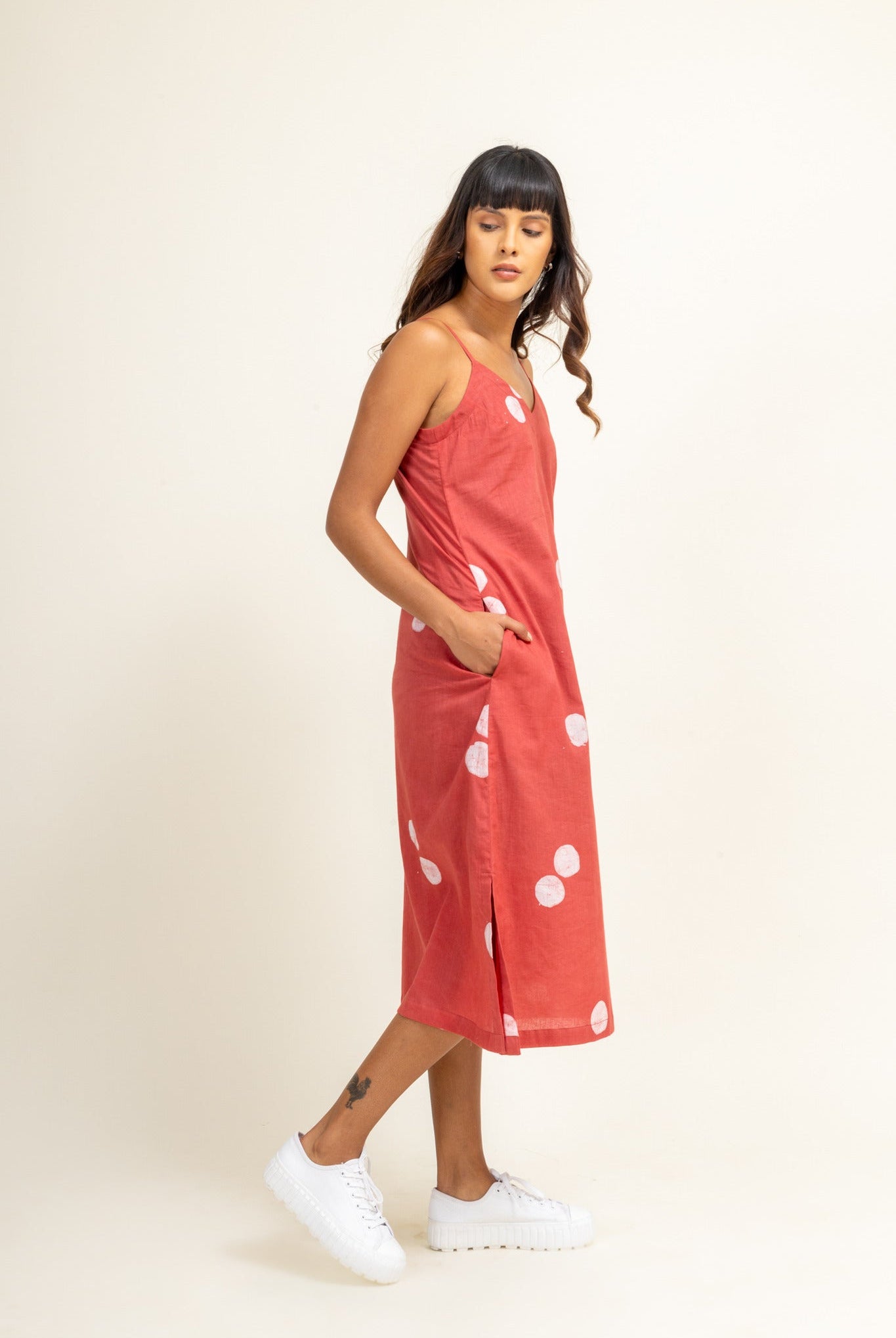 Coral Slip Dress - CiceroniDressesDoodlage
