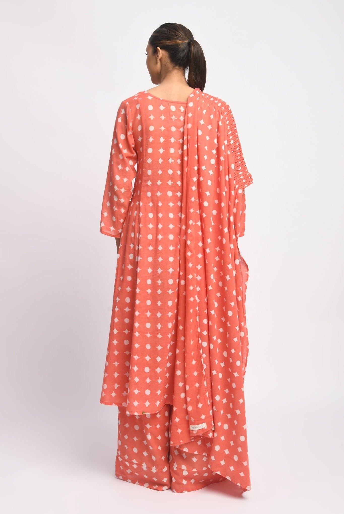 Coral Suit Set - CiceroniKurta Set, Everyday WearJayati Goenka