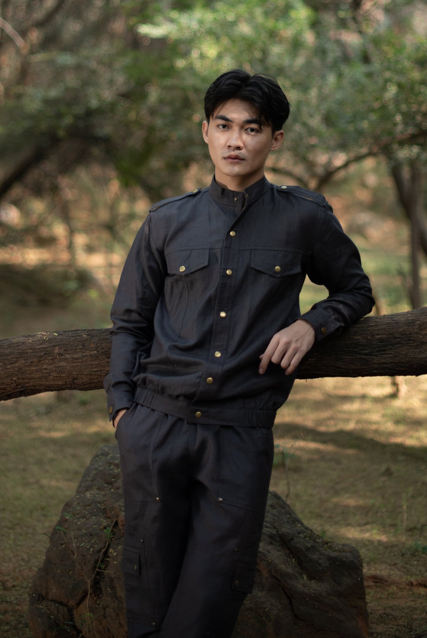 Country Oversized Jacket - Charcoal - CiceroniJacketsThe Terra Tribe