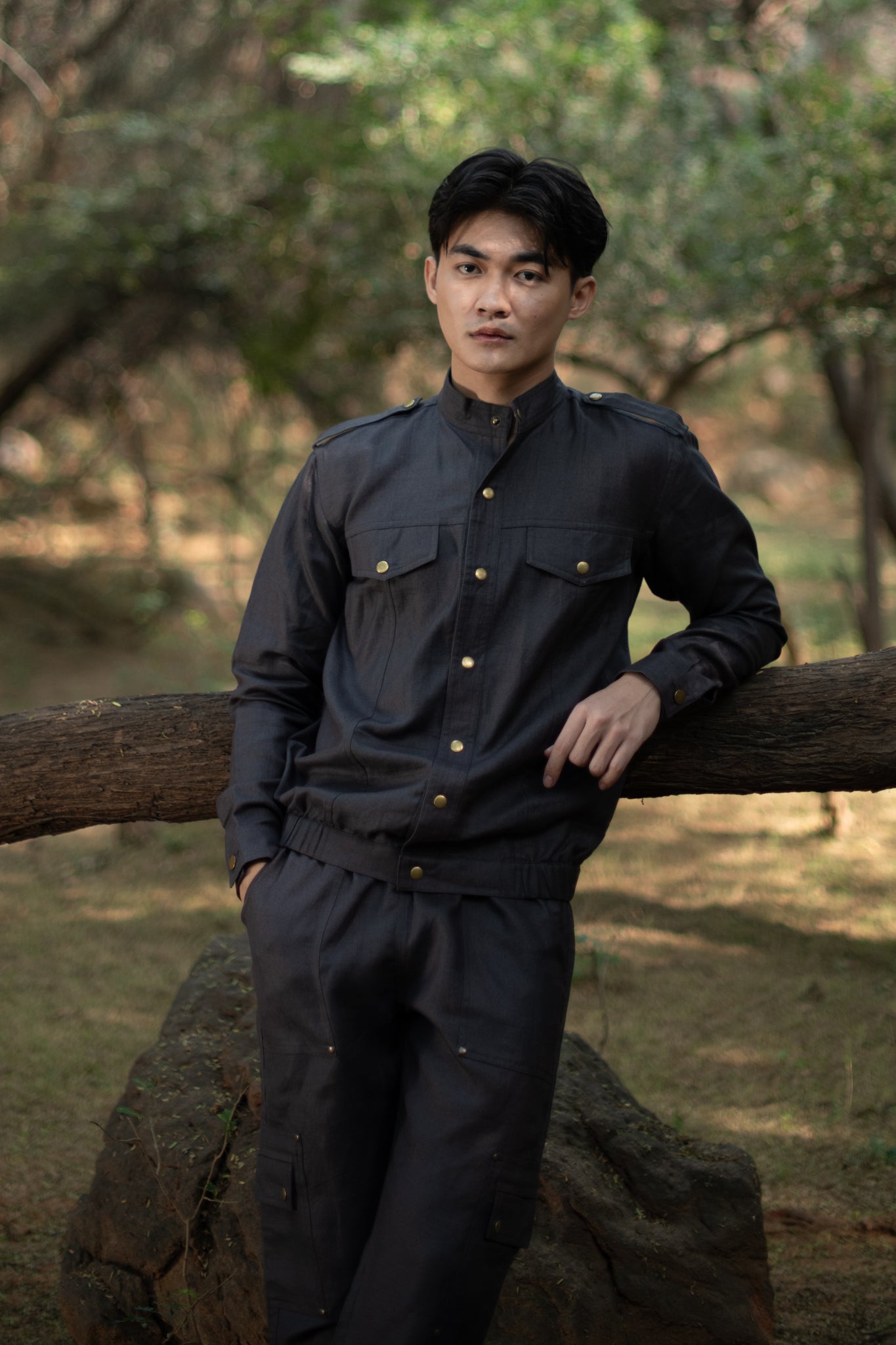 Country Oversized Jacket - Charcoal - CiceroniJacketsThe Terra Tribe