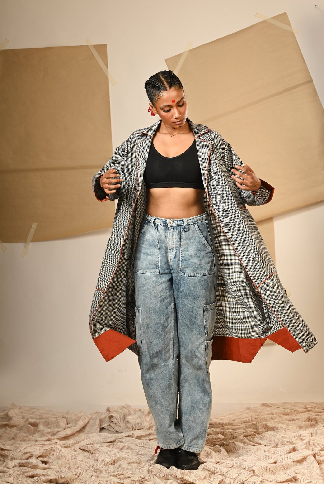 Cowl Jacket - CiceroniJacketsPrathaa