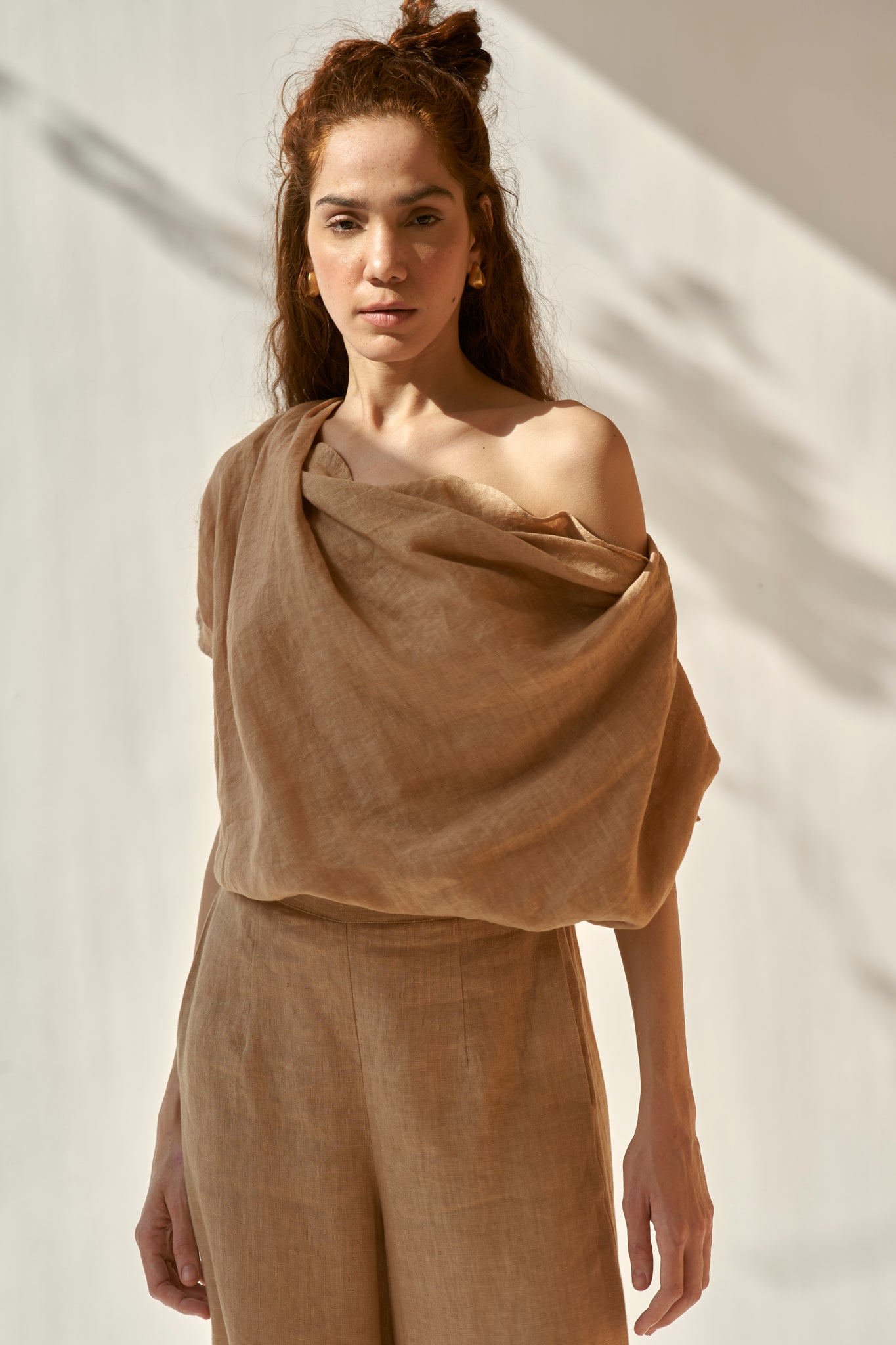 Cowl Set - Khaki - CiceroniCo - ord SetPaeony