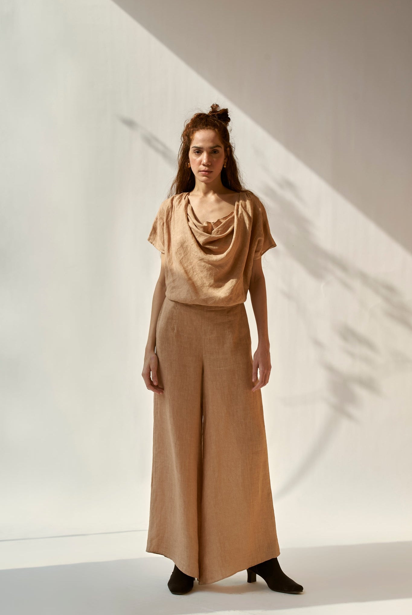 Cowl Set - Khaki - CiceroniCo - ord SetPaeony