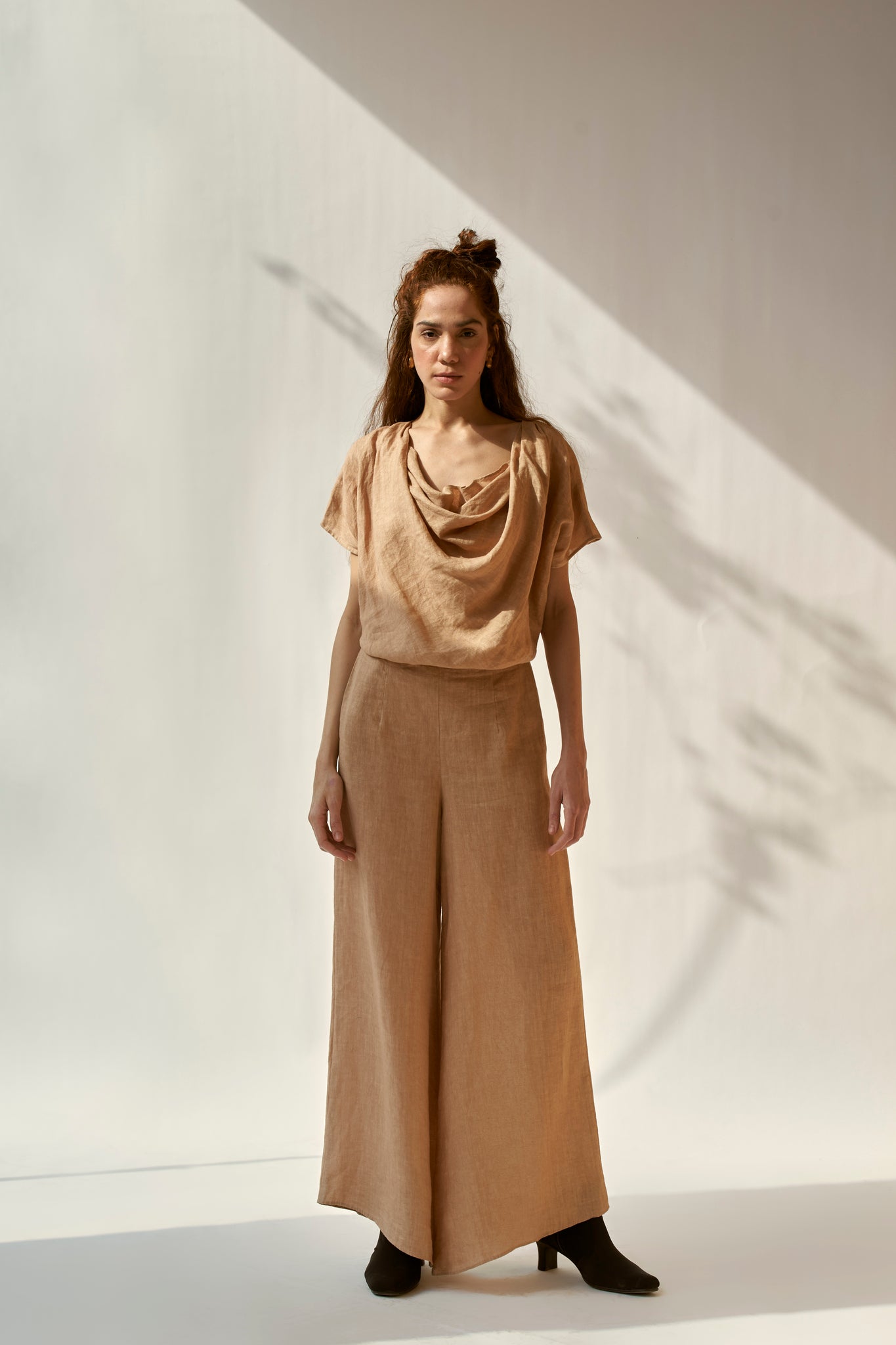 Cowl Set - Khaki - CiceroniCo - ord SetPaeony