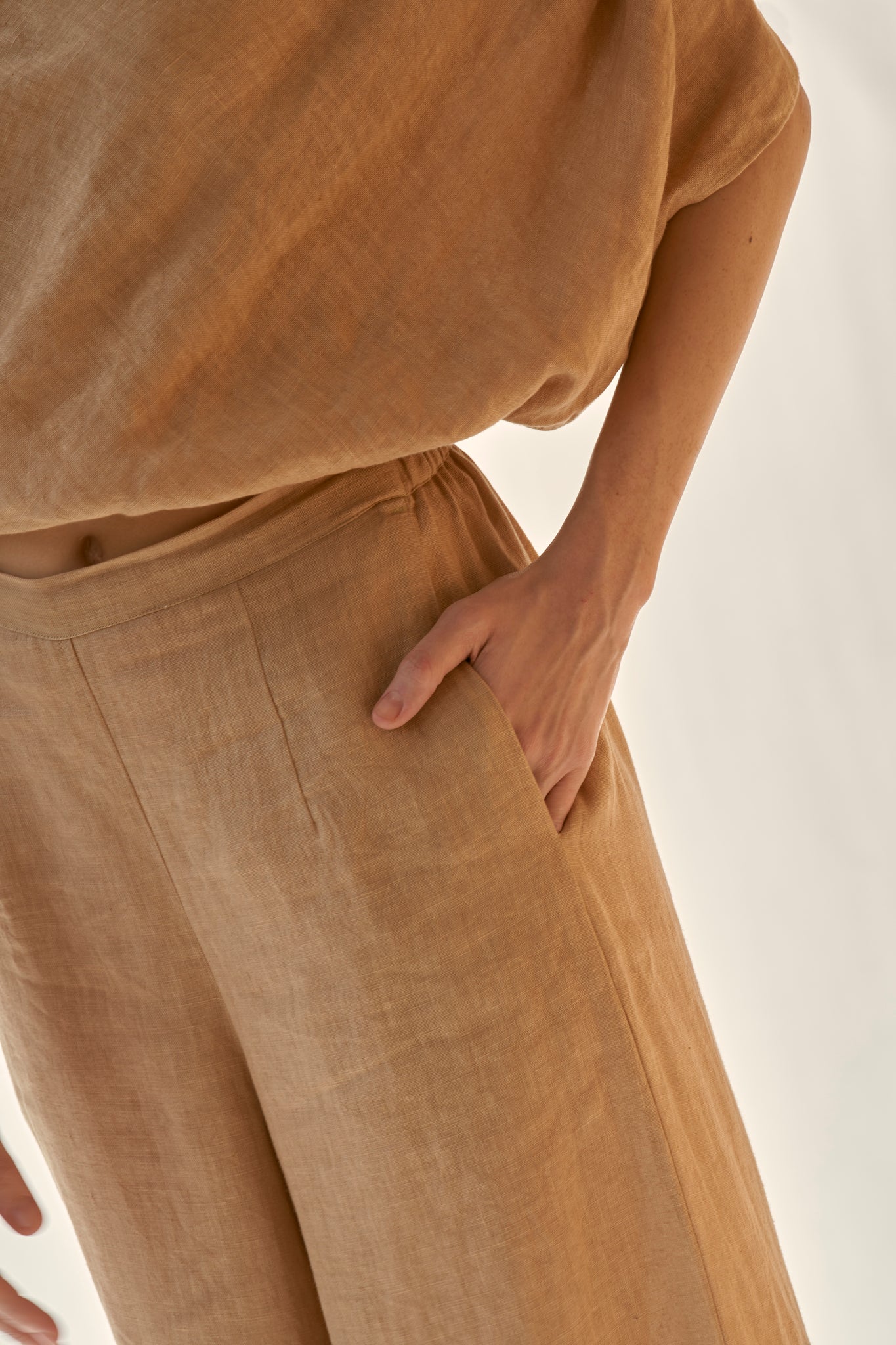 Cowl Set - Khaki - CiceroniCo - ord SetPaeony