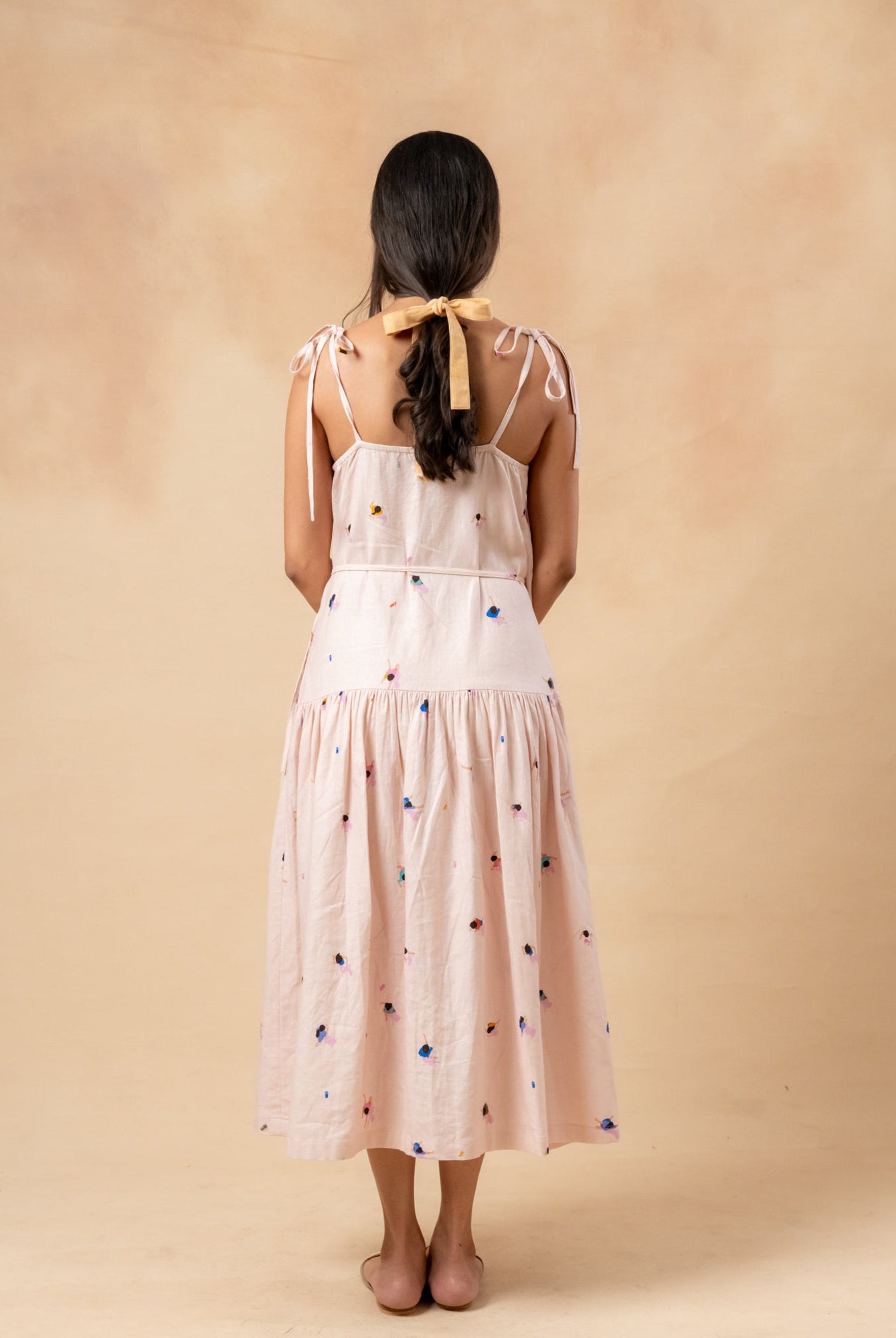 Crayon Wrap Dress - CiceroniDressesDoodlage