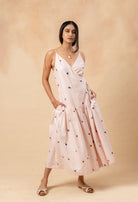 Crayon Wrap Dress - CiceroniDressesDoodlage