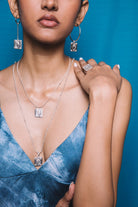 Creator Mismatched Hoops - Silver - CiceroniEarringsBatoki