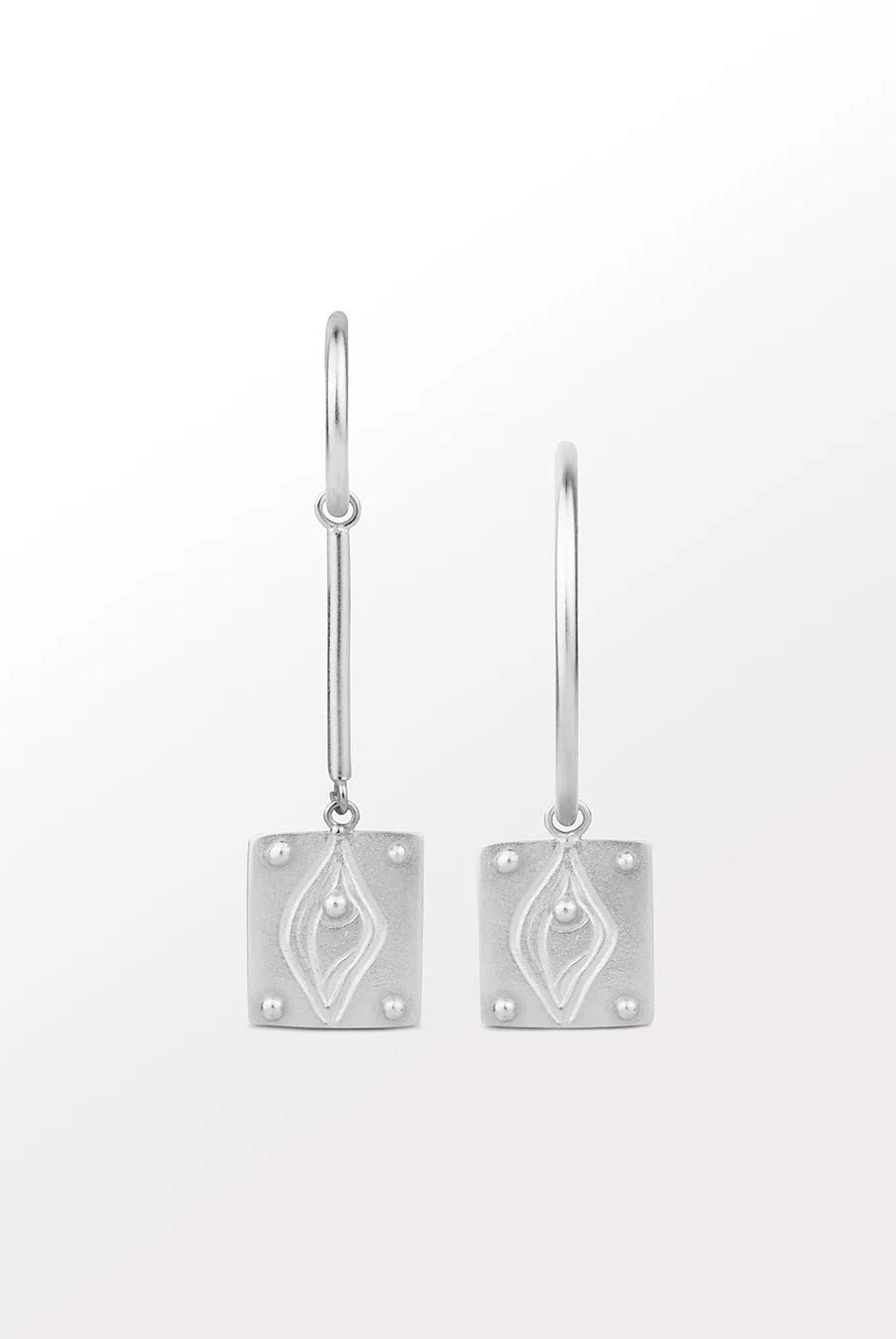 Creator Mismatched Hoops - Silver - CiceroniEarringsBatoki