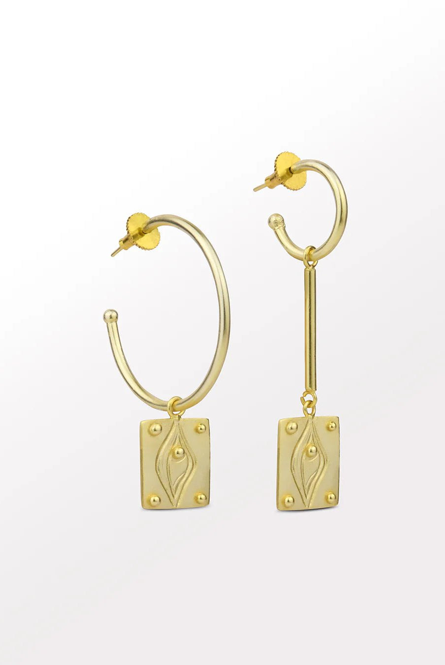 Creator Mismatched Hoops - CiceroniEarringsBatoki