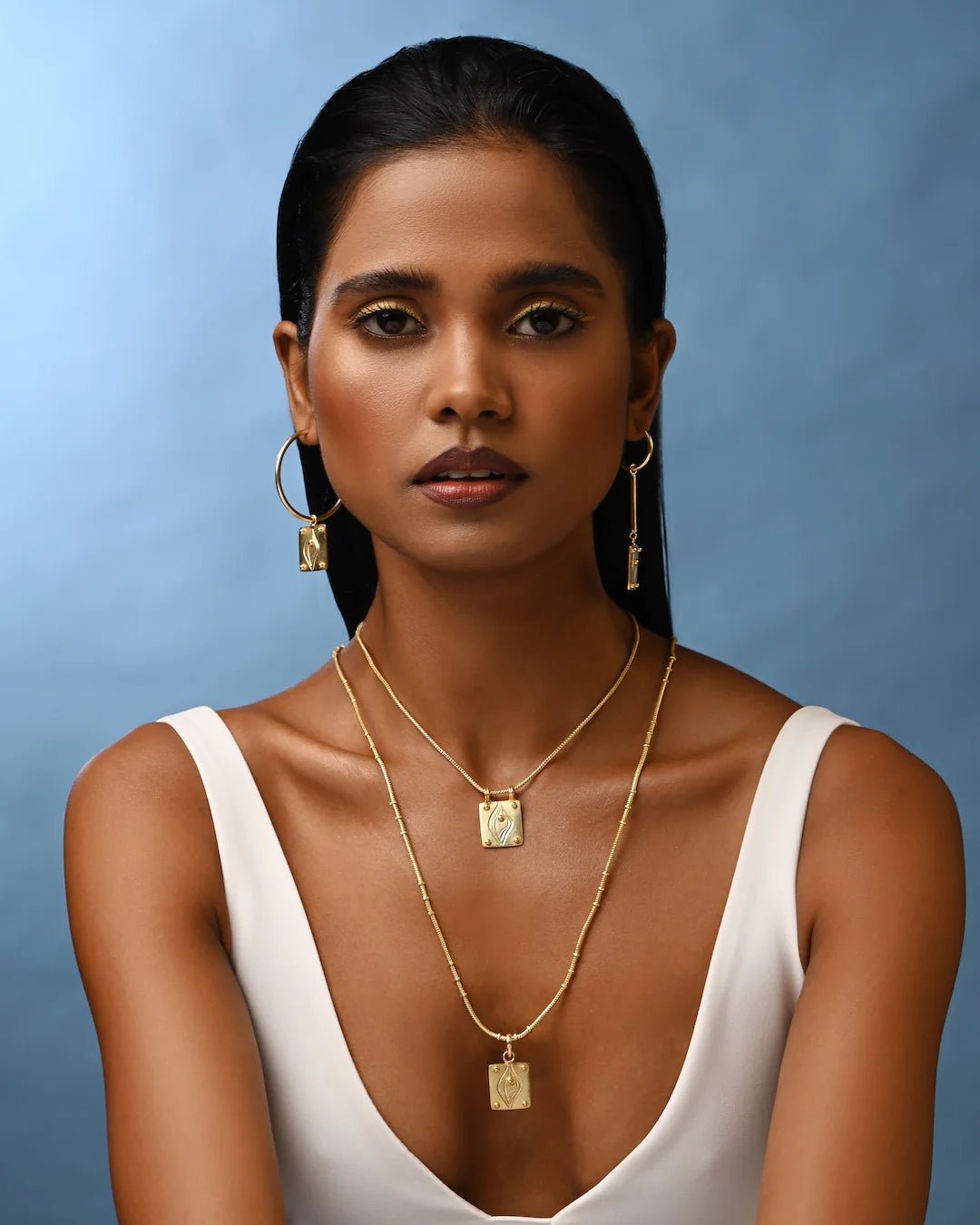 Creator Single Loop Pendant & Dotted Chain - CiceroniNeckpieceBatoki