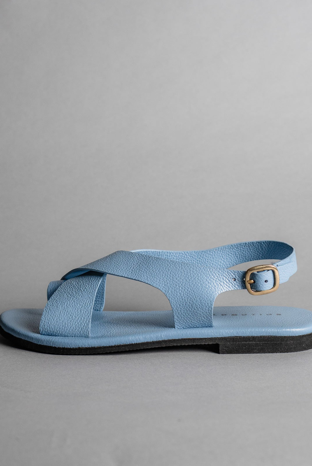 Crossover Strap Leather Women's Sandals - Sky - CiceroniSandalsSlomotion