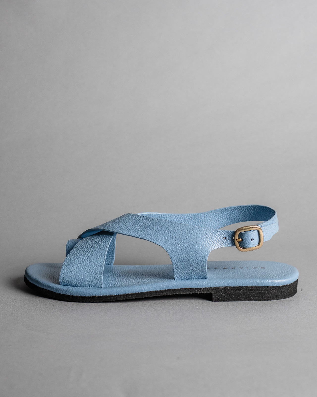 Crossover Strap Leather Women's Sandals - Sky - CiceroniSandalsSlomotion