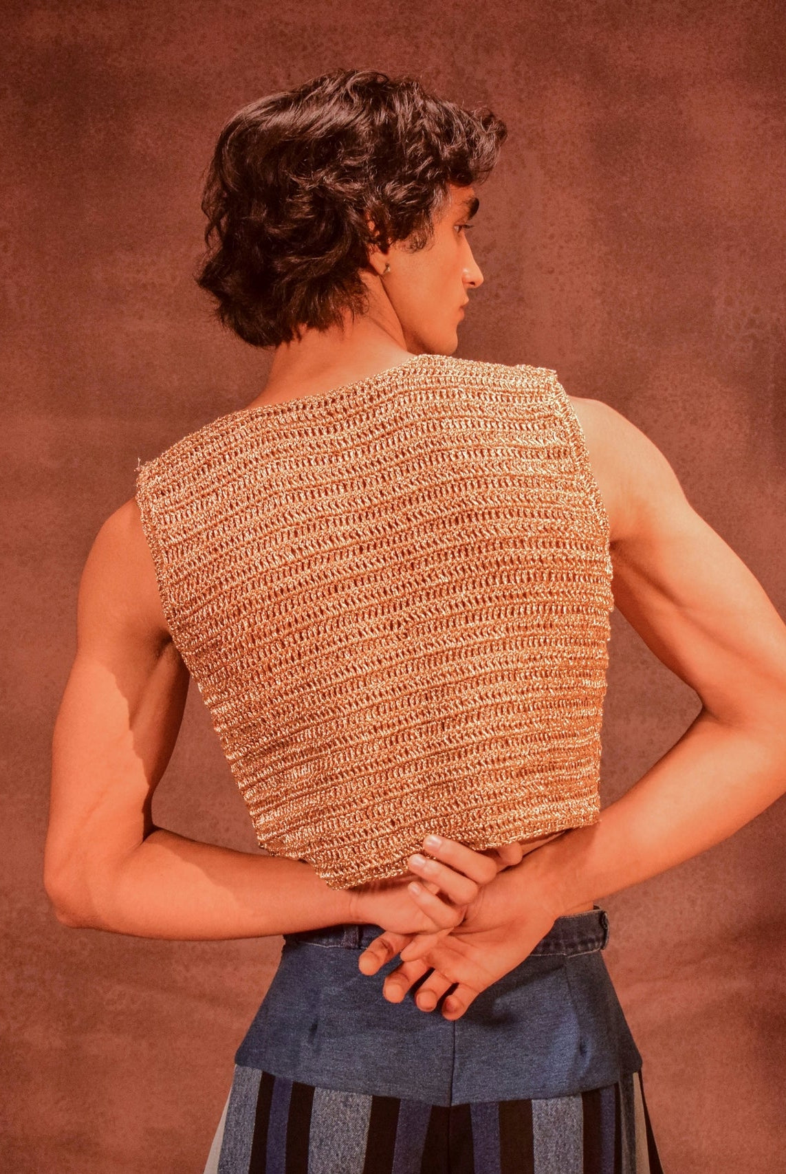 Crotchet Cropped Top - CiceroniT-ShirtAnam Husain