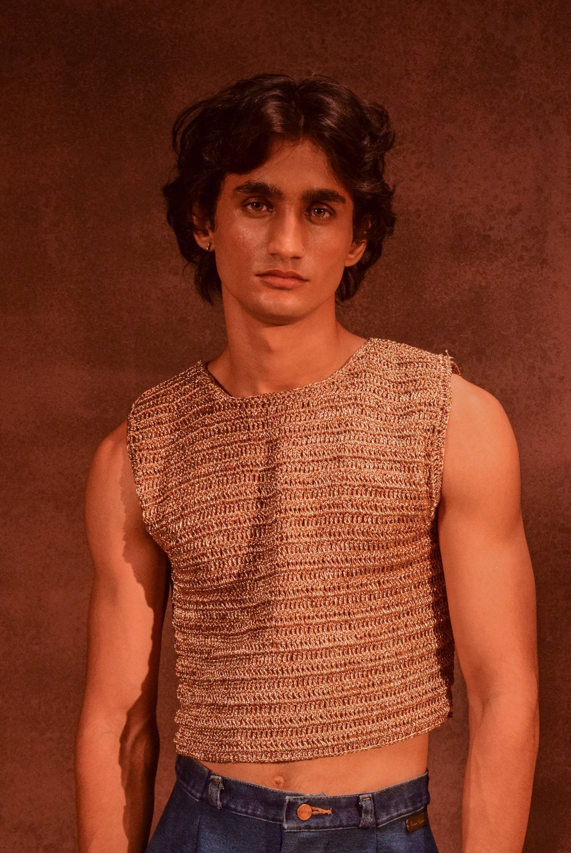 Crotchet Cropped Top - CiceroniT-ShirtAnam Husain