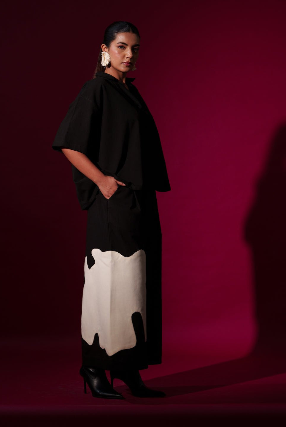 Cumin Pants in Black and Natural - CiceroniPantsStoique