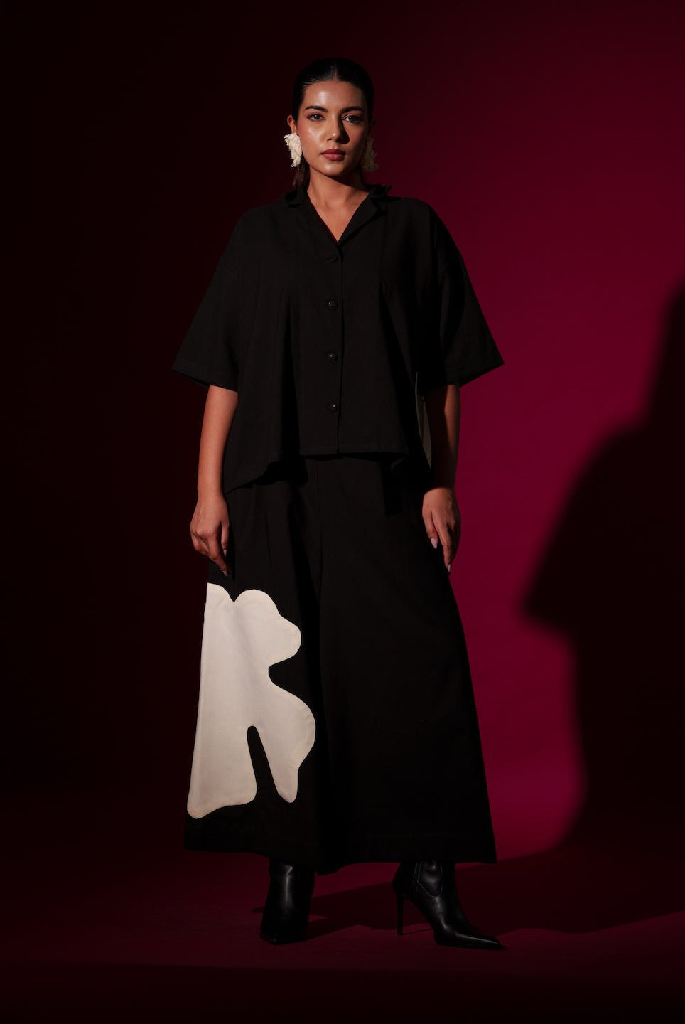 Cumin Pants in Black and Natural - CiceroniPantsStoique