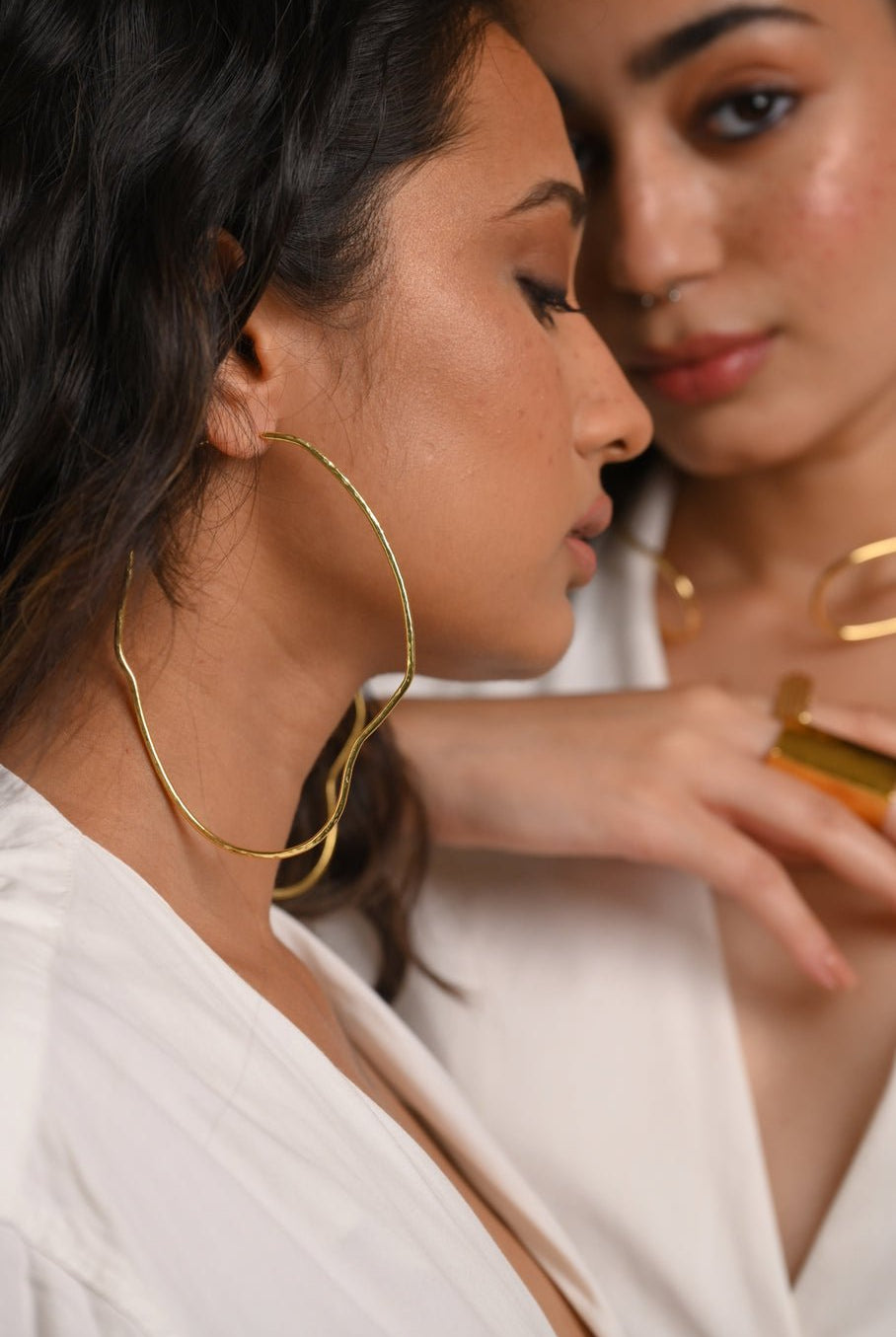 Curved Hoops - CiceroniEarringsAimra'a