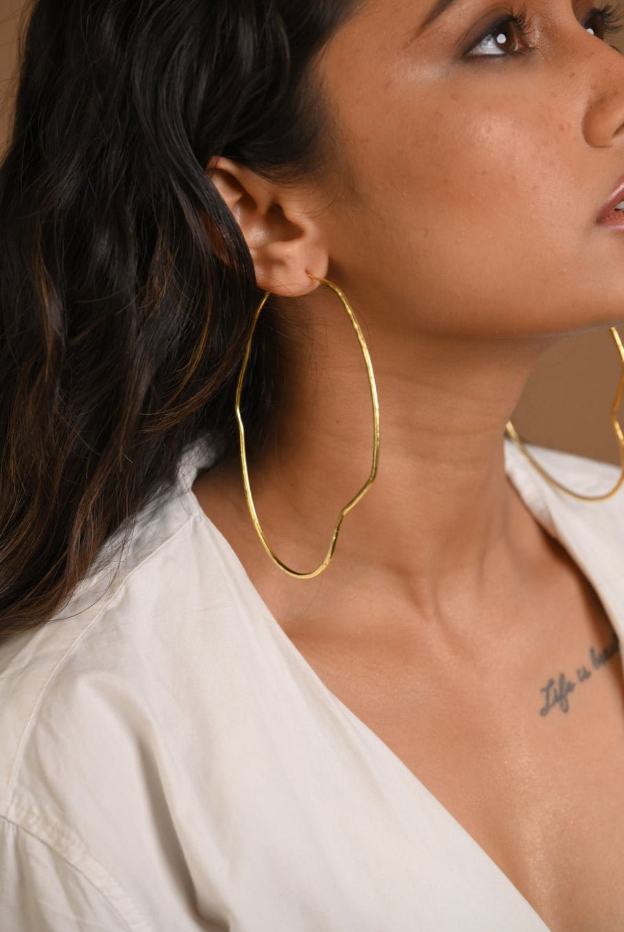 Curved Hoops - CiceroniEarringsAimra'a