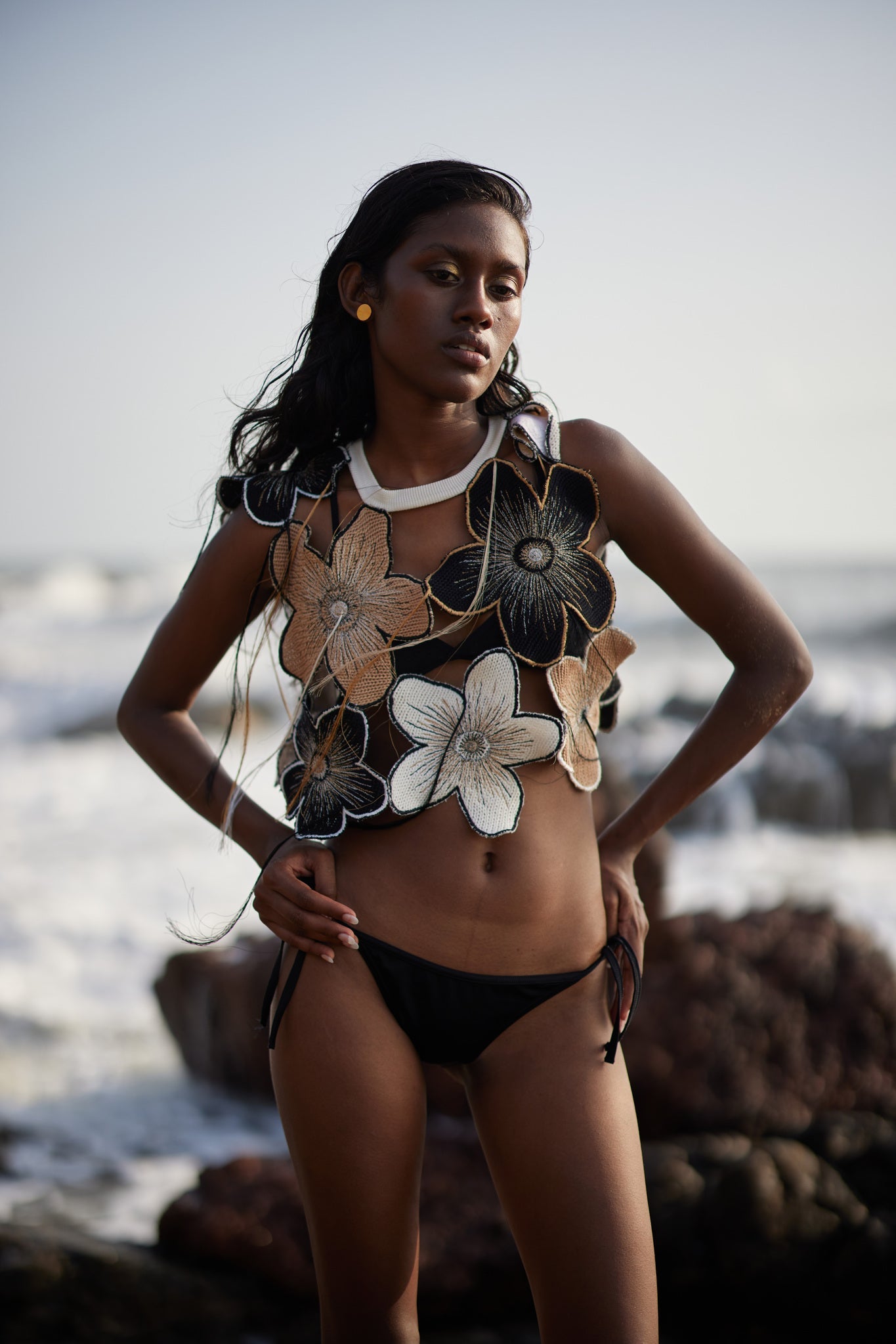 Cut - Out Crochet Top - CiceroniTopsPriyanca Khanna