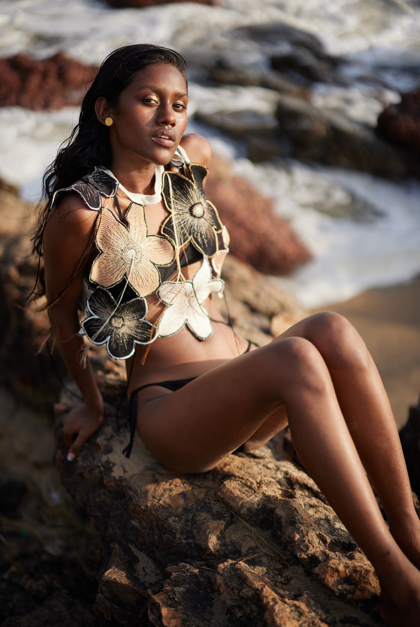 Cut - Out Crochet Top - CiceroniTopsPriyanca Khanna