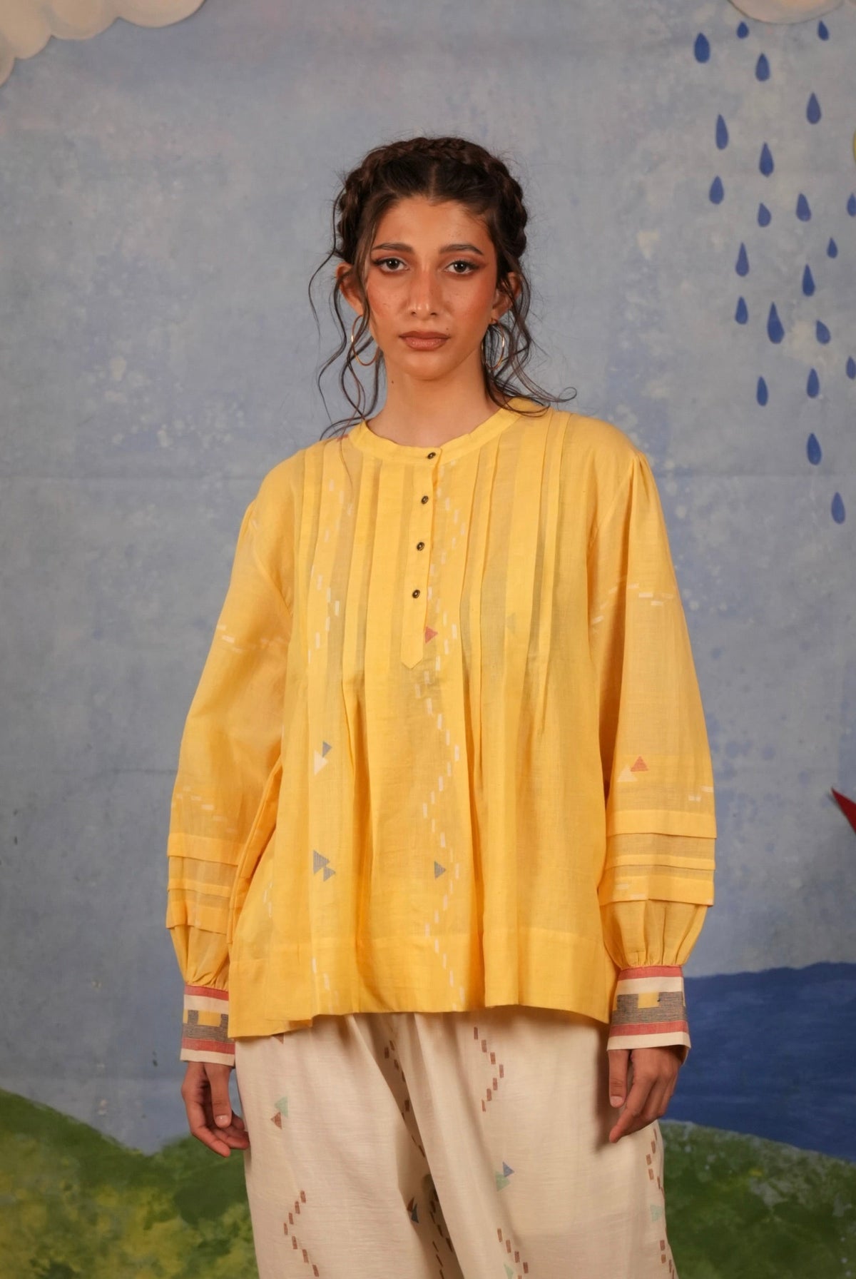 Daydream Pleated Top - CiceroniTopsBhomra