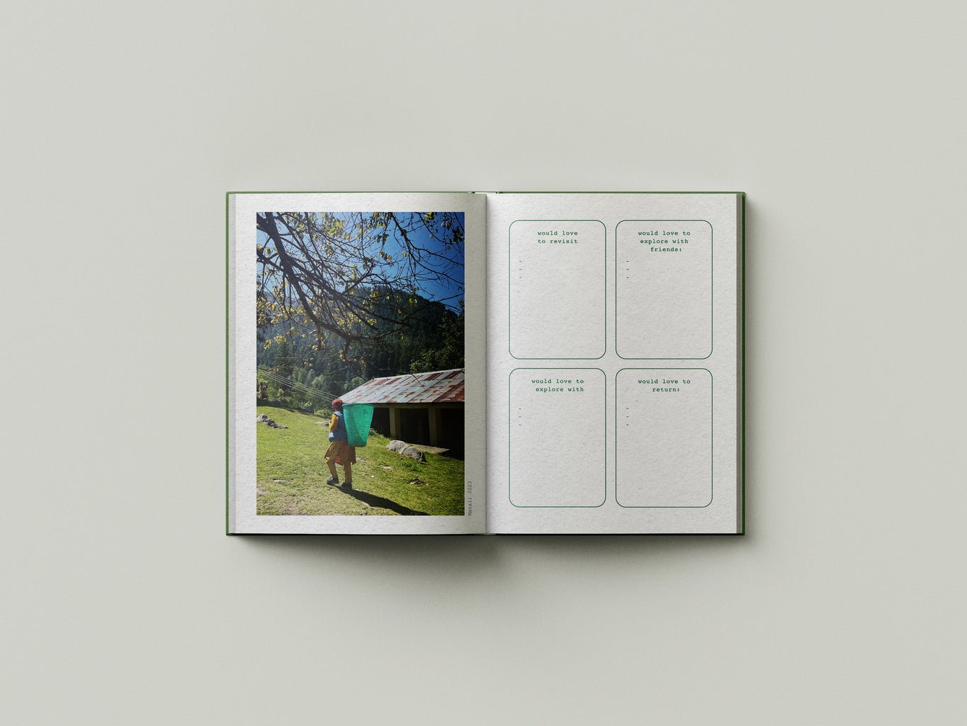 Dear Me Journal - Natural - CiceroniJournalsPaeony