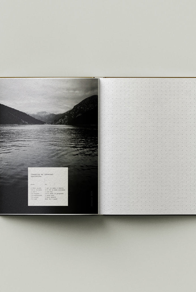 Dear Me Journal - Pale Moss - CiceroniJournalsPaeony