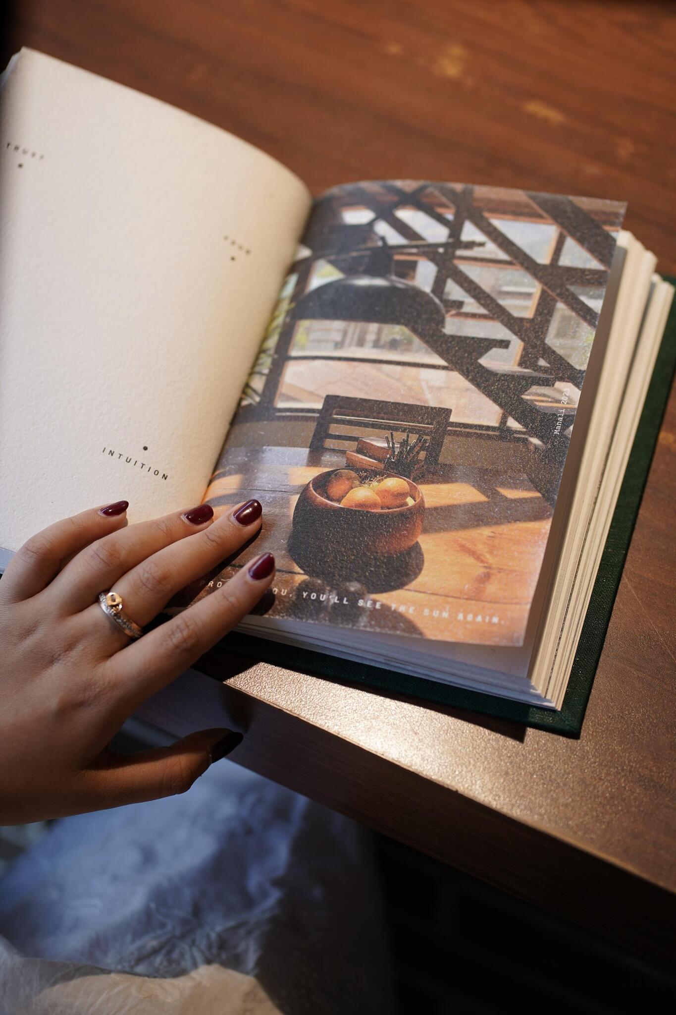 Dear Me Journal - Wine - CiceroniJournalsPaeony