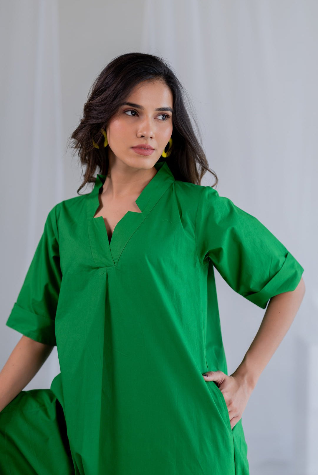 Deep Moss Kurta Set - CiceroniKurta Set, Everyday WearSilai Studio