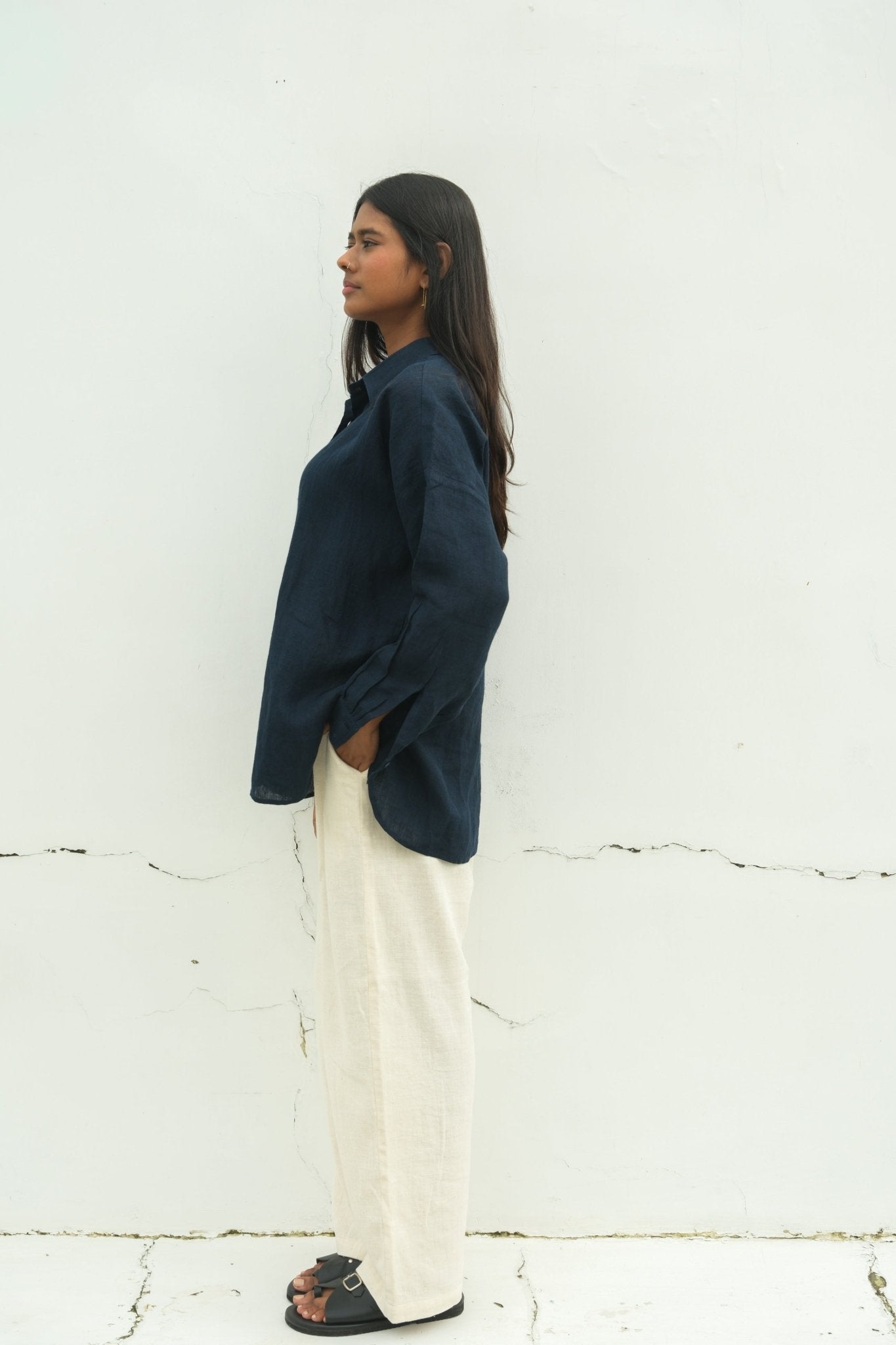 Deepest Blues Oversized Shirt - CiceroniWomen Shirtswith N.