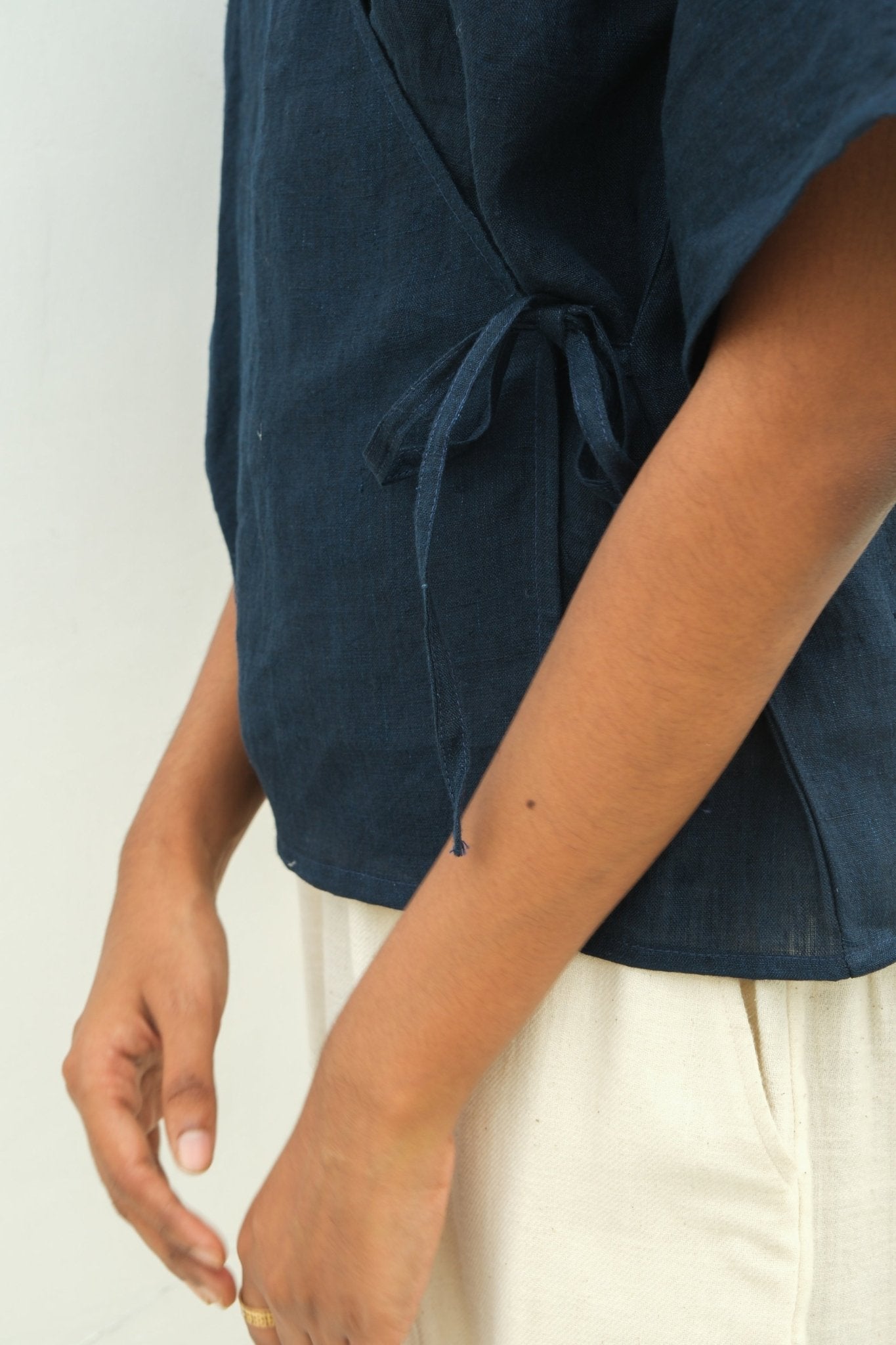 Deepest Blues Wrap Top - CiceroniTopswith N.