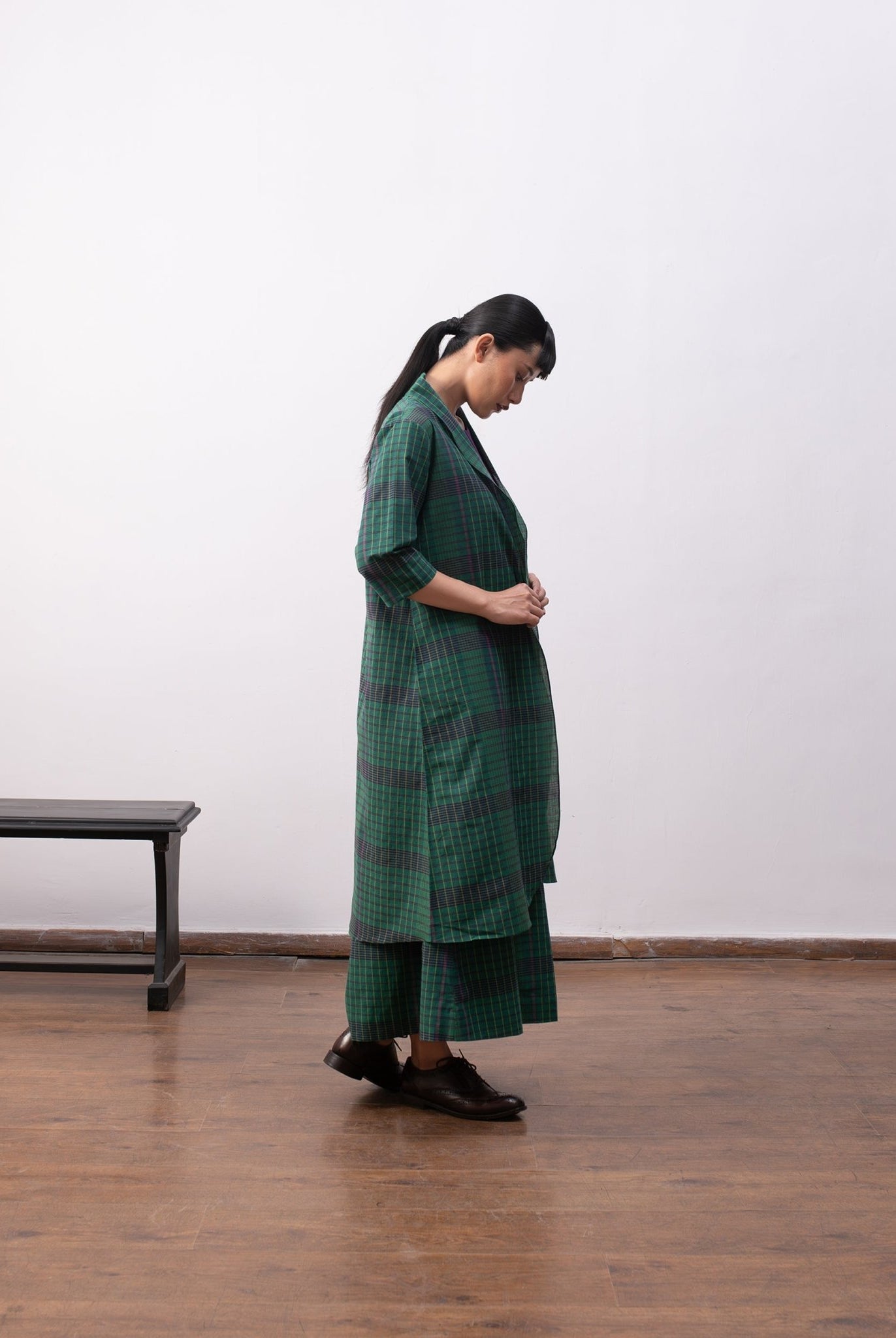 Delaunay Layered Set - Madras Checks - CiceroniSkirt SetHiranya