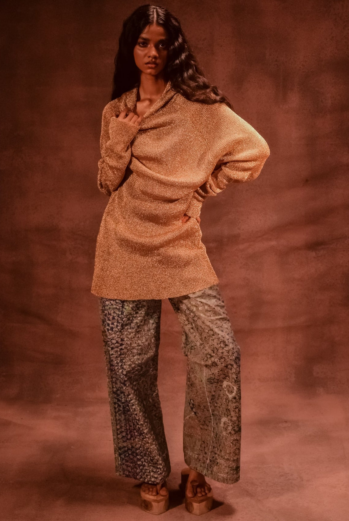 Denim Patina Pants - CiceroniPantsAnam Husain