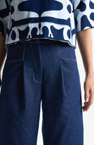 Denim Pleat Pants - CiceroniPantsEkastories