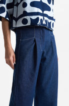 Denim Pleat Pants - CiceroniPantsEkastories