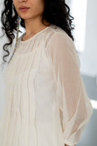 Dewy Mist Pleated Kurta Set - CiceroniKurta SetSilai Studio