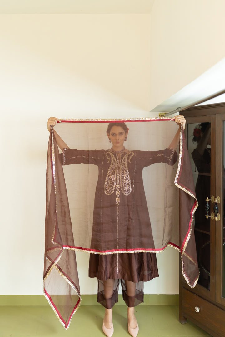 Dhaaraa Paisely Kurta Set with Dupatta - CiceroniKurta Set, Festive WearSilai Studio