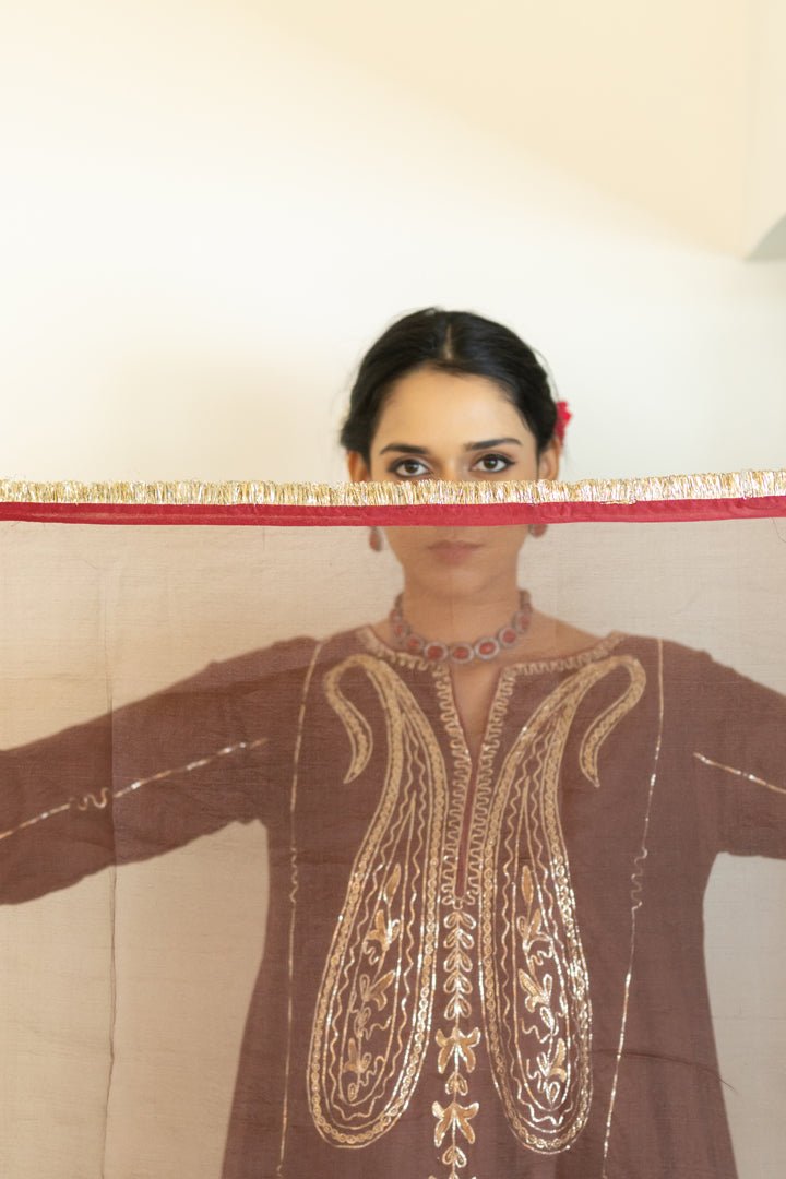 Dhaaraa Paisely Kurta Set with Dupatta - CiceroniKurta Set, Festive WearSilai Studio