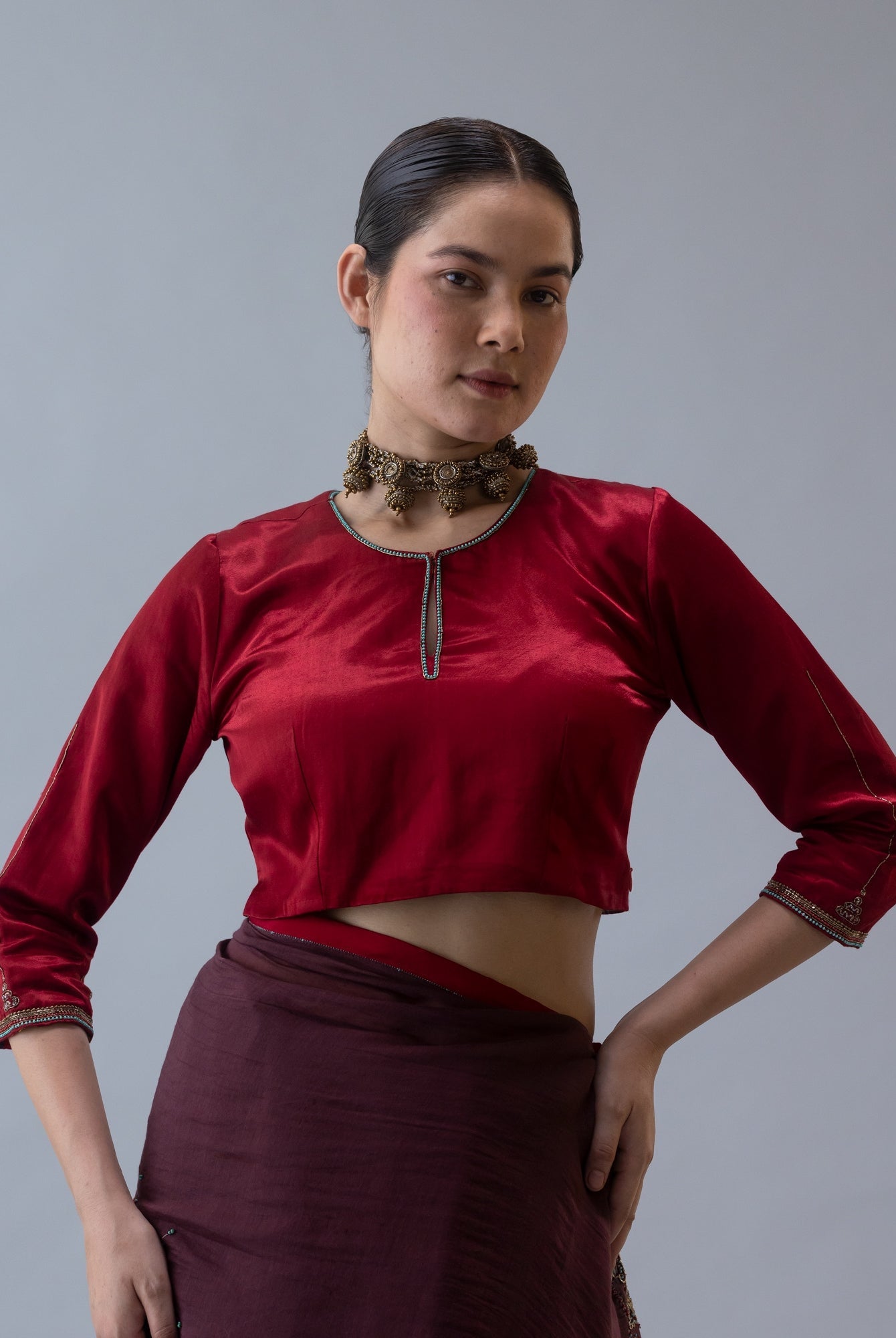 Dharmalad Blouse - CiceroniBlouseShades of India