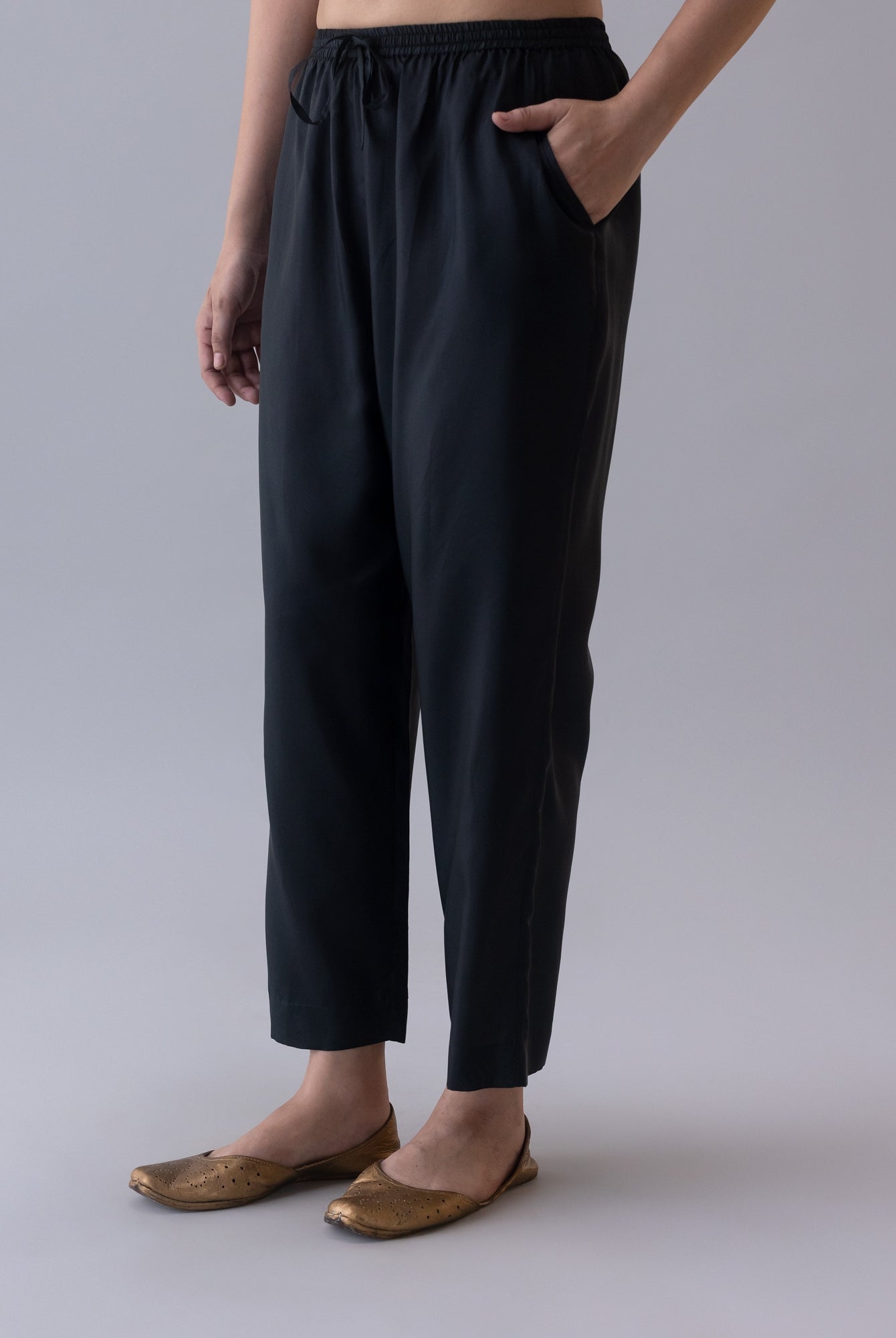 Dikyi Black Pyjama - CiceroniWomen PantsShades of India