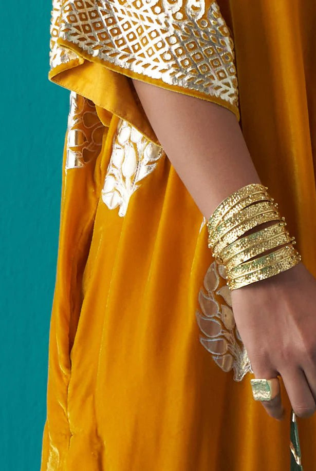 Dira Bangle - Morning Dew (Gold) - Set of 2 - CiceroniBraceletsEquiivalence