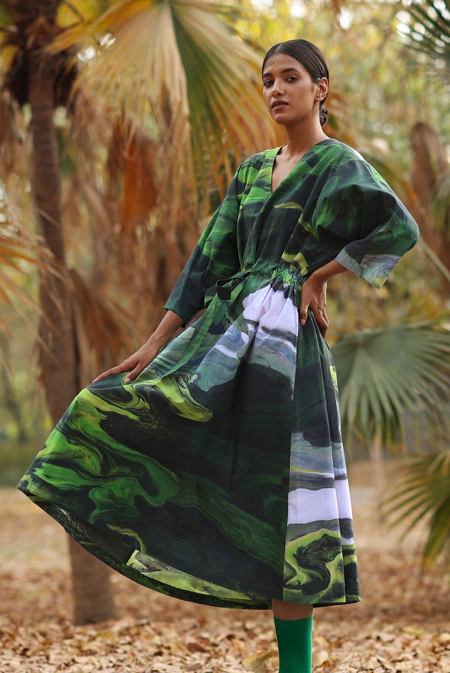 Doris Green Dress - CiceroniDressesDoodlage